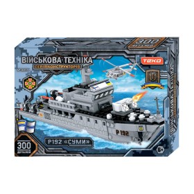Конструктор "Військова техніка" 83539 (24) Teko, 300 деталей, патрульний катер "Суми"