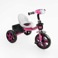 Велосипед 3-х колісний BS-22603 "Best Trike" колеса EVA переднє 12", заднє 10", сталева рама, фара з музикою та світлом, кошик, в коробці