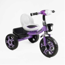 Велосипед 3-х колісний BS-27102 "Best Trike" колеса EVA переднє 12", заднє 10", сталева рама, фара з музикою та світлом, кошик, в коробці