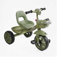Велосипед 3-х колісний BS-60417 "Best Trike" колеса EVA переднє 10", заднє 8", сталева рама, УКР. ОЗВУЧУВАННЯ, кошик, в коробці