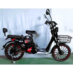 Електровелосипед Corso «NEW-Fortex» 20" дюймів FX-9458-2 (1) рама сталева, двигун 500W, акумулятор 48V20AH, корзина, у коробці