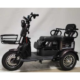 Електричний трицикл Corso «PROTEX» PR-966041 (1) + 1 ЯЩИК АКУМ, двигун 1200W, акумулятор графеновий 72V/23Ah, колеса 300-10, в коробці