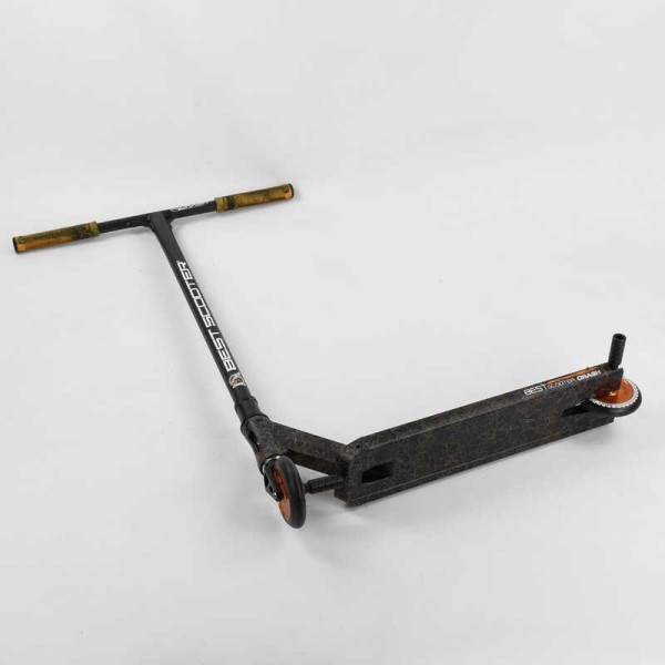 Самокат трюковий 65640 Best Scooter (4) "CRASH" HIC-система, ПЕГИ, алюмінієвий диск і дека, колеса 110 мм PU, ширина керма - 57 см, в коробці