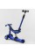 Самокат-велобіг 3в1 триколісний BS-27018 (4) Best Scooter, 3 колеса PU зі світлом, сидіння, амортизатори, батьківська ручка