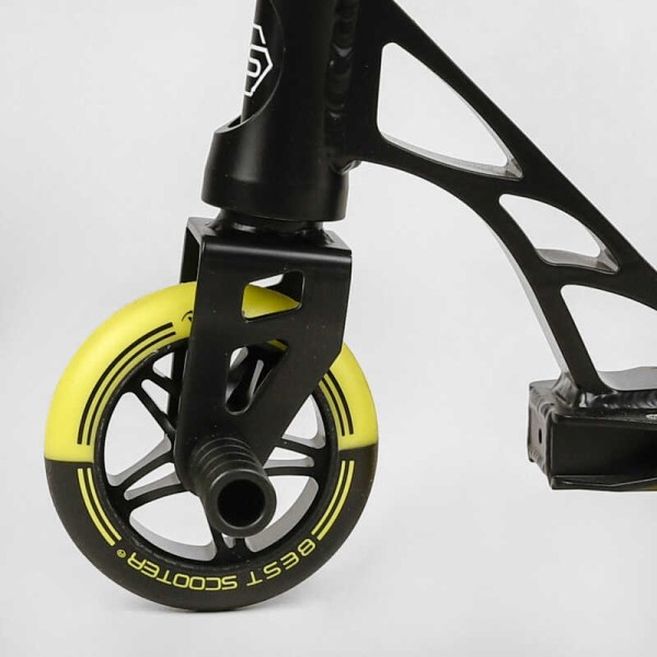 Самокат трюковий RC-22211 Best Scooter (4) Reactor HIC-система, ПЕГИ, алюмінієвий диск та дека, колеса PU, d=110 мм, ширина керма 55 см