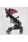 Візок прогулянковий дитячий "JOY" Comfort L-30201 колір ФІОЛЕТОВИЙ, рама сталь з алюмінієм, футкавер, підсклянник, телескопічна ручка