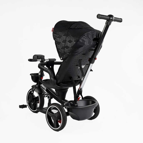 Велосипед 9155/704-15 BestTrike "Marco" поворотне сидіння, складне кермо, колеса з прогумованим PU, кошик, телескопічна ручка, фара музична