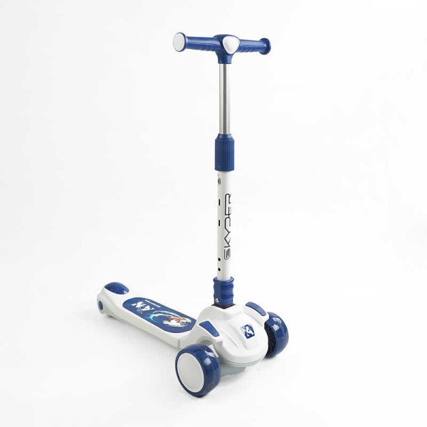 Самокат 5в1 "Skyper" GH-51784 (4) колеса PU125х40мм зі світлом, укр озвучування та підсвічування платформи,с ДОП. КОЛЕСАМИ, захисний бампер